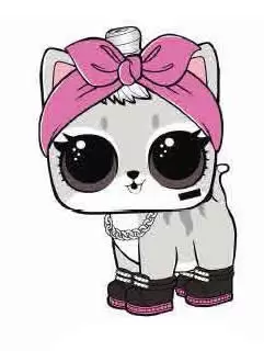 Lol Surprise - Glitter Globe Winter Disco Fluffy Pets - Purrs