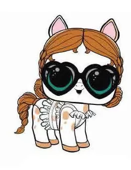 Lol Surprise - Glitter Globe Winter Disco Fluffy Pets - Vacay Neigh Neigh