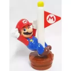 Mario with Goal Pole