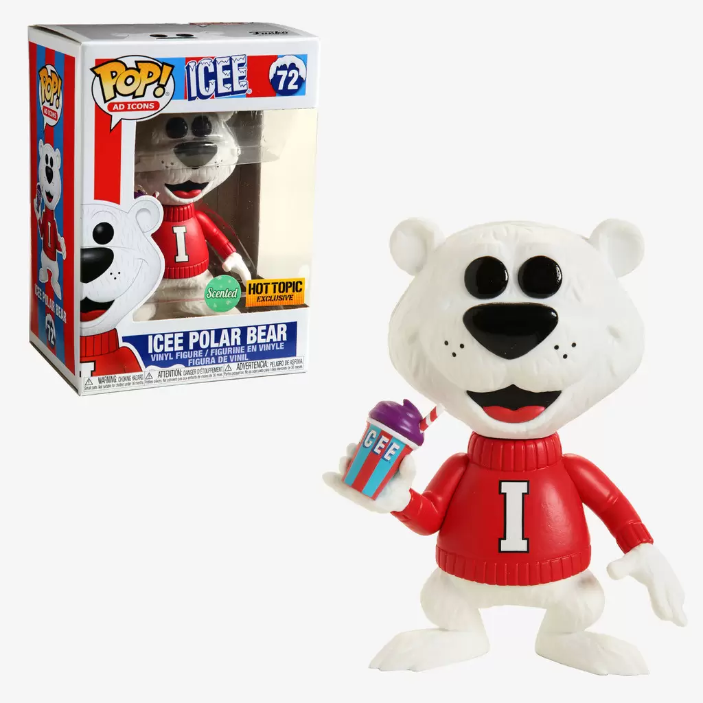 POP! Ad Icons - Icee - Icee Polar Bear Grape Scented