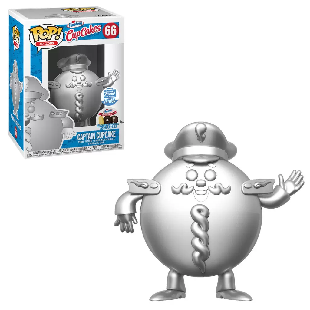 POP! Ad Icons - Hostess - Captain Cupcake Platinum
