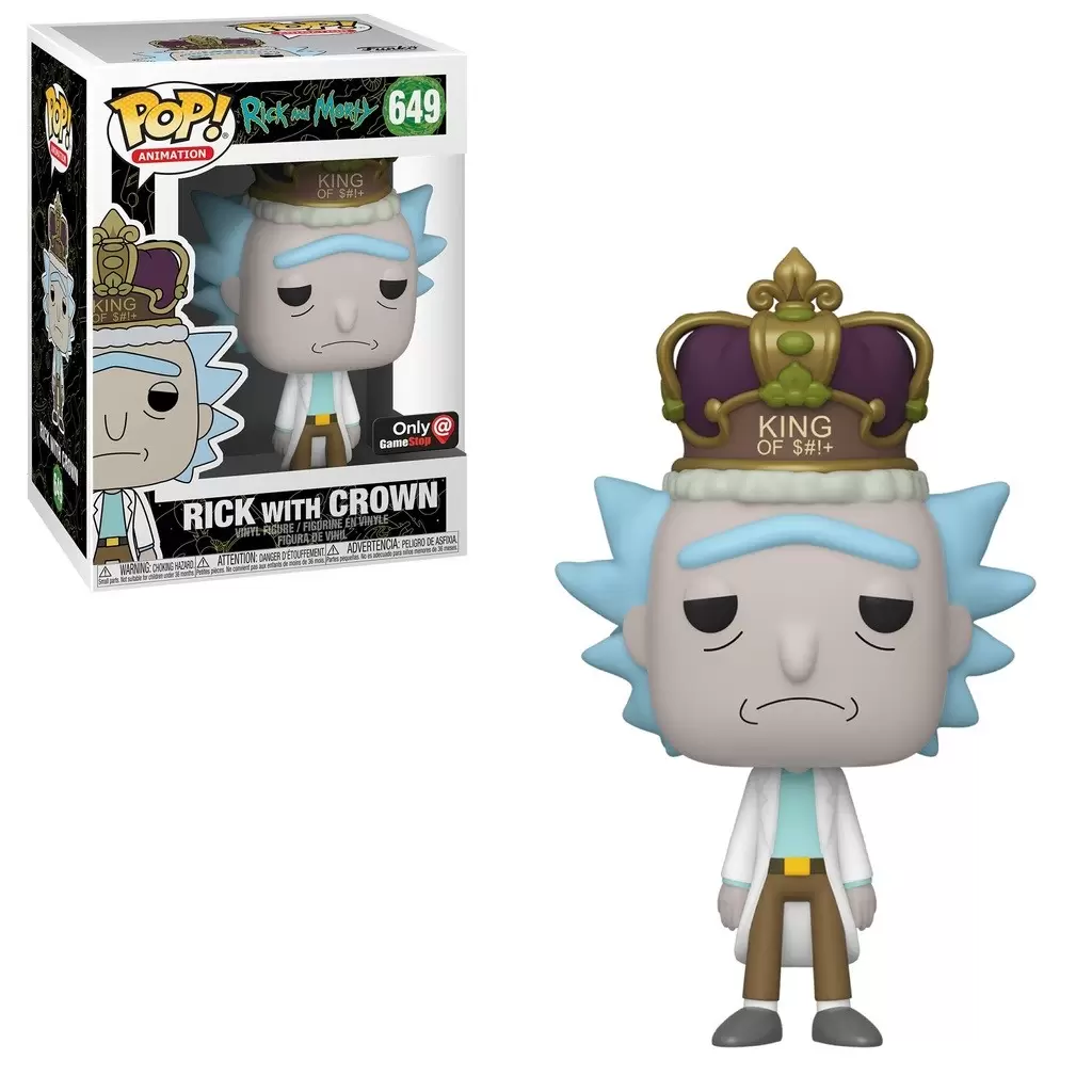 POP! Animation - Rick And Morty - Rick with Crown