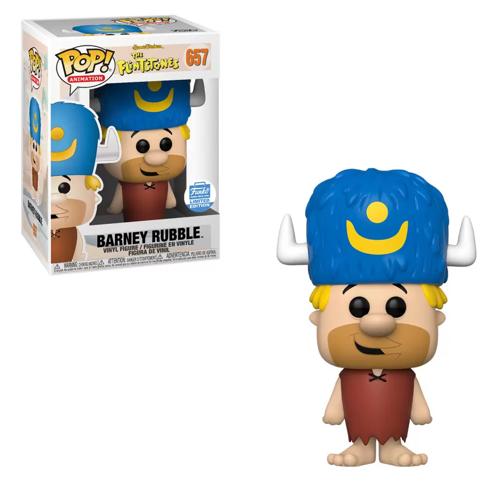 POP! Animation - The Flintstones - Barney Rubble  Water Buffalo Hat