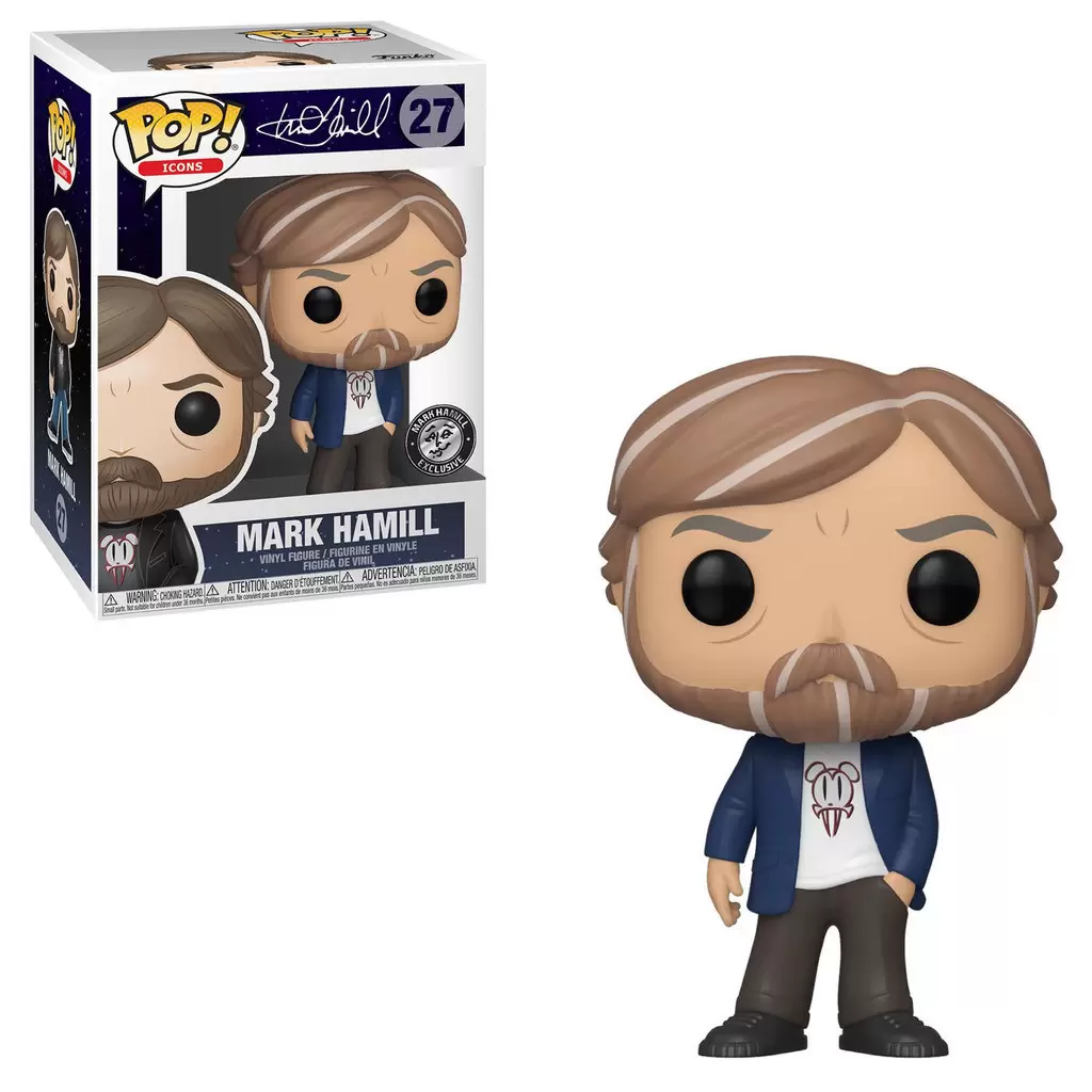 POP! Icons - Mark Hamill White Tee