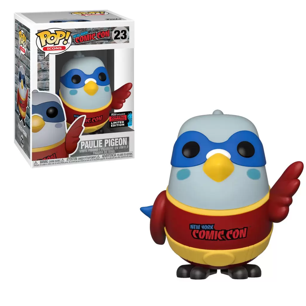 POP! Icons - NYCC - Paulie Pigeon Red Suit