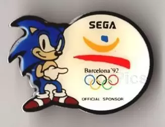 Sonic the Hedgehog Pins - Sonic J.O. Barcelone 1992