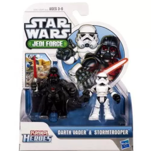 Playskool Heroes - Jedi Force - Darth Vader / Stormtrooper