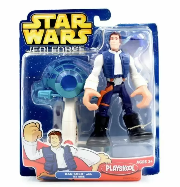 Playskool Heroes - Jedi Force - Han Solo (with Jet Bike)