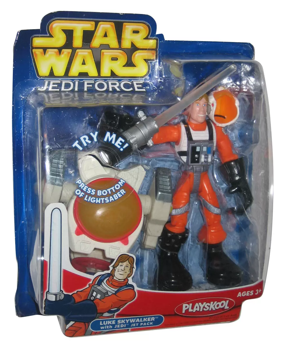 Playskool Heroes - Jedi Force - Luke Skywalker (with Jedi Jet Pack)