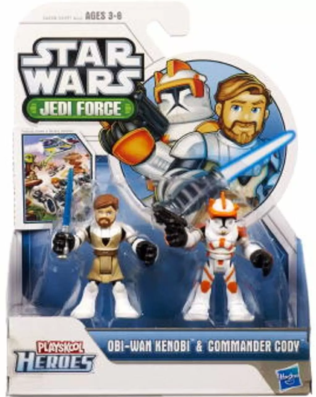 Playskool Heroes - Jedi Force - Obi-Wan Kenobi / Commander Cody