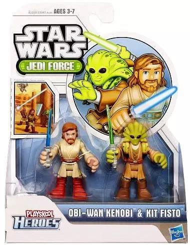 Playskool Heroes - Jedi Force - Obi-Wan Kenobi & Kit Fisto