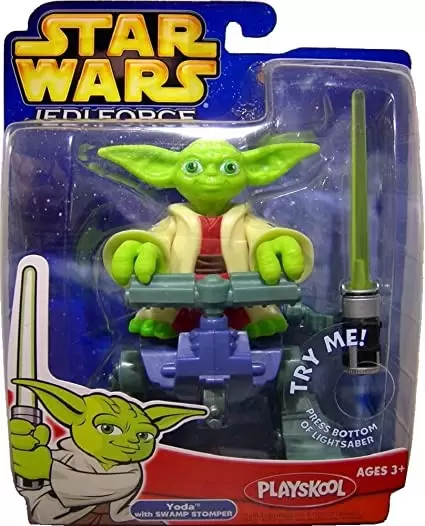 Playskool Heroes - Jedi Force - Yoda (with Swamp Stomper)