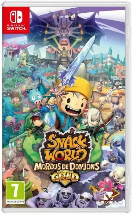 Nintendo Switch Games - Snack World : Mordus de Donjons Gold