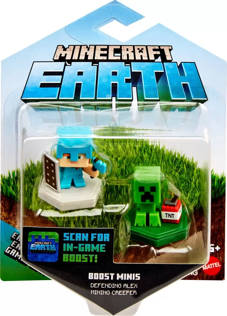 Minecraft Earth - Defending Alex & Mining Creeper