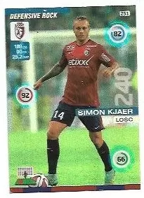 Adrenalyn XL : 2015-2016 (France) - Simon Kjaer - Lille Olympique SC