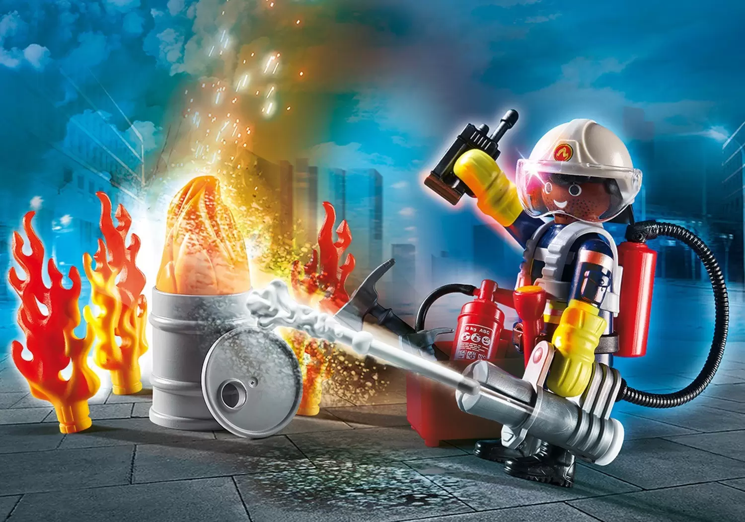 Playmobil Pompier - Set Cadeau Pompier
