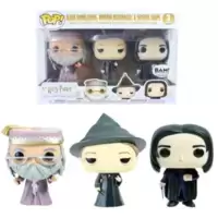 Albus Dumbledore, Minerva McGonagall & Severus Snape 3 Pack