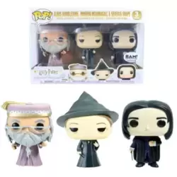 Albus Dumbledore, Minerva McGonagall & Severus Snape 3 Pack