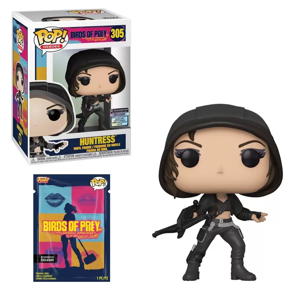POP! Heroes - Birds of Prey - Huntress Collectible Card