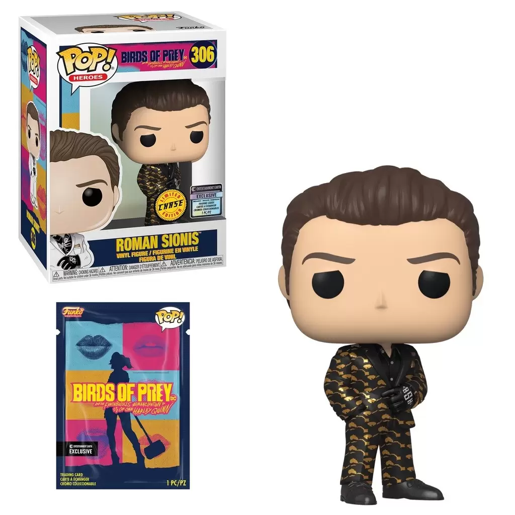 POP! Heroes - Birds of Prey - Roman Sionis Black and Gold Suit Collectible Card