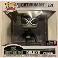 DC Super-Villains - Catwoman Jim Lee Deluxe Black and White