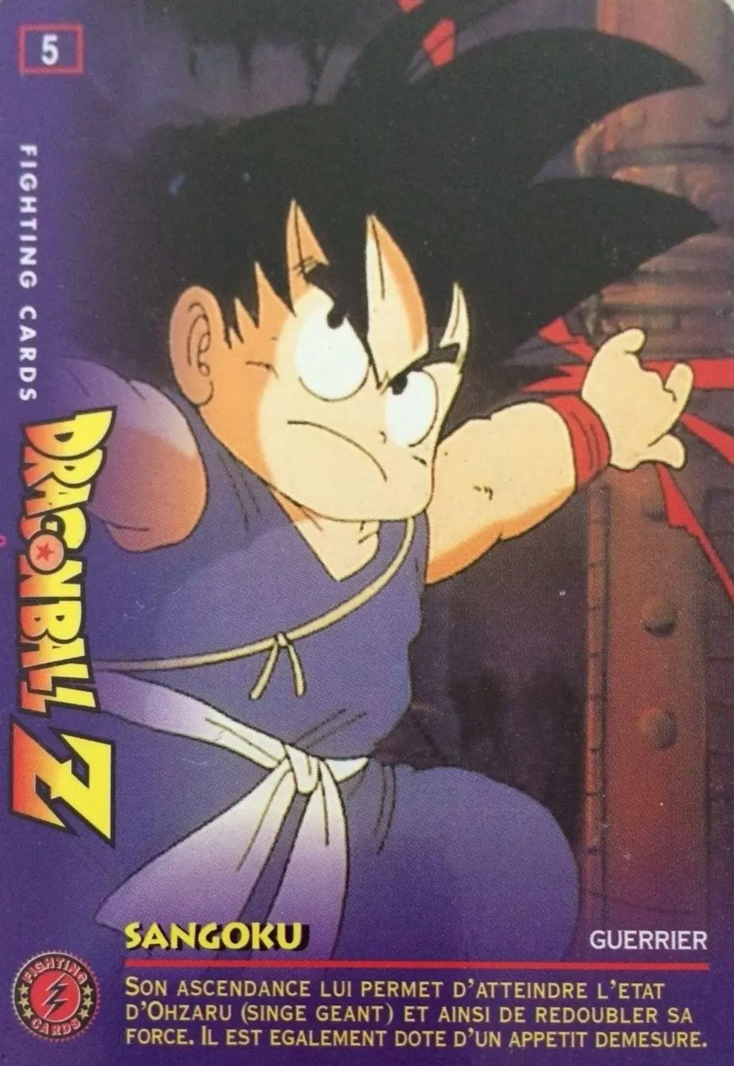 Dragonball Z Fighting Cards - Panini - SANGOKU