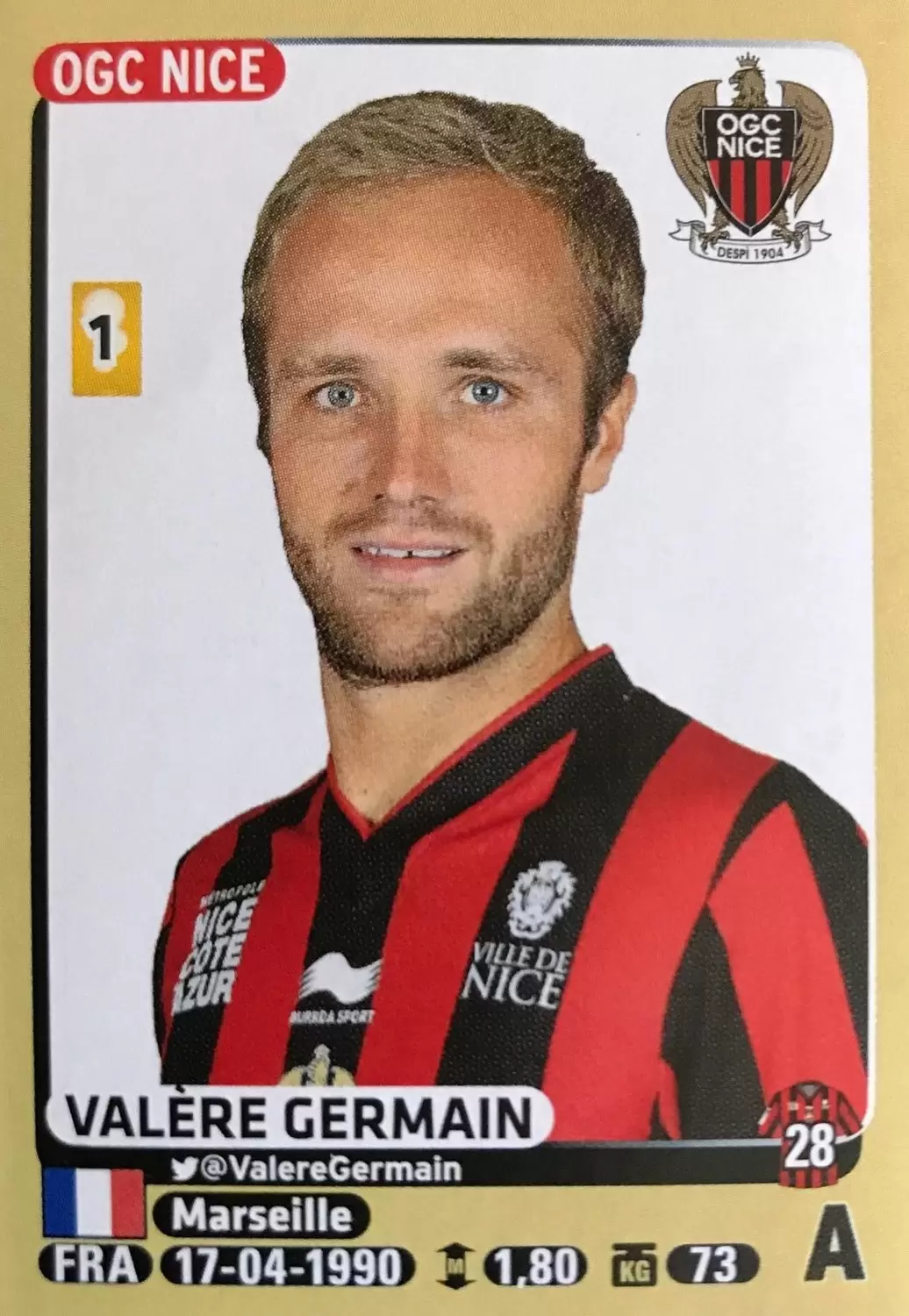 Foot 2015-2016 - Valère Germain - OGC Nice
