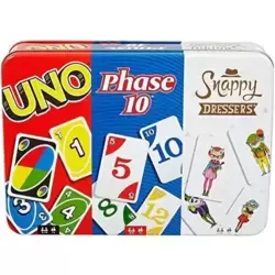 Coffret UNO + Phase 10 + Snappy Dressers
