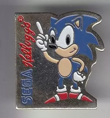 Sonic the Hedgehog Pins - Sega Kellogg\'s Sonic