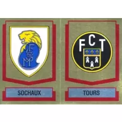 Ecusson Sochaux / Tours - Division 2 (Groupe A)