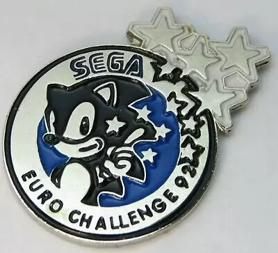 Sonic the Hedgehog Pins - Sega Euro Challenge 92 Sonic