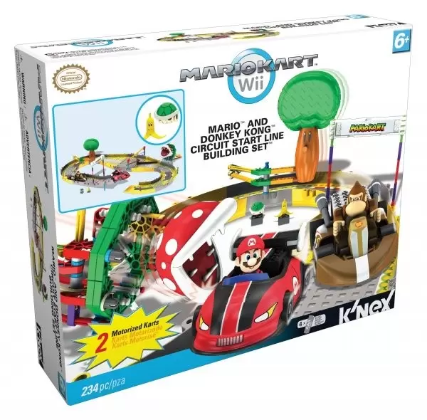 Mario - Mario and Donkey Kong Circuit Start Line Building Set
