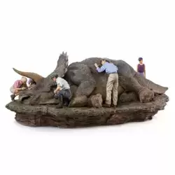 Jurassic Park - Triceratops Diorama - Deluxe Art Scale