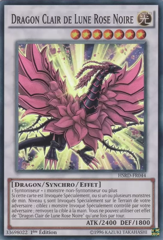 Riders à Grande Vitesse HSRD - Dragon Clair de Lune Rose Noire