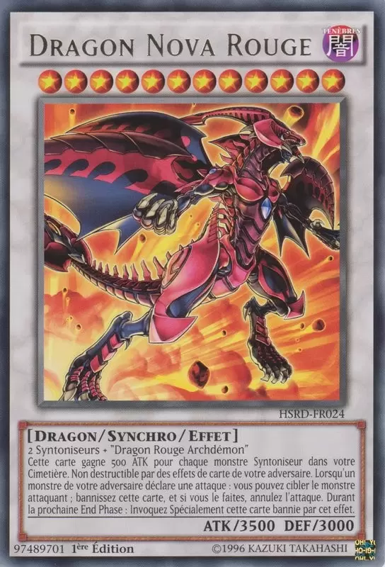 Riders à Grande Vitesse HSRD - Dragon Nova Rouge
