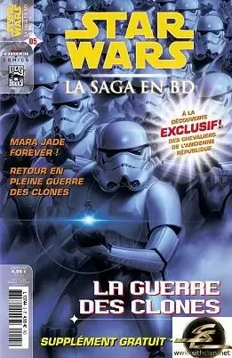 Star Wars : La saga en BD - Une question d\'honneur - Mace Windu : le Sith dans l\'ombre - Chevaliers de l\'ancienne République : avant-première - Lune empoisonnée - Naufragé... - Mara Jade : Une soirée en ville...