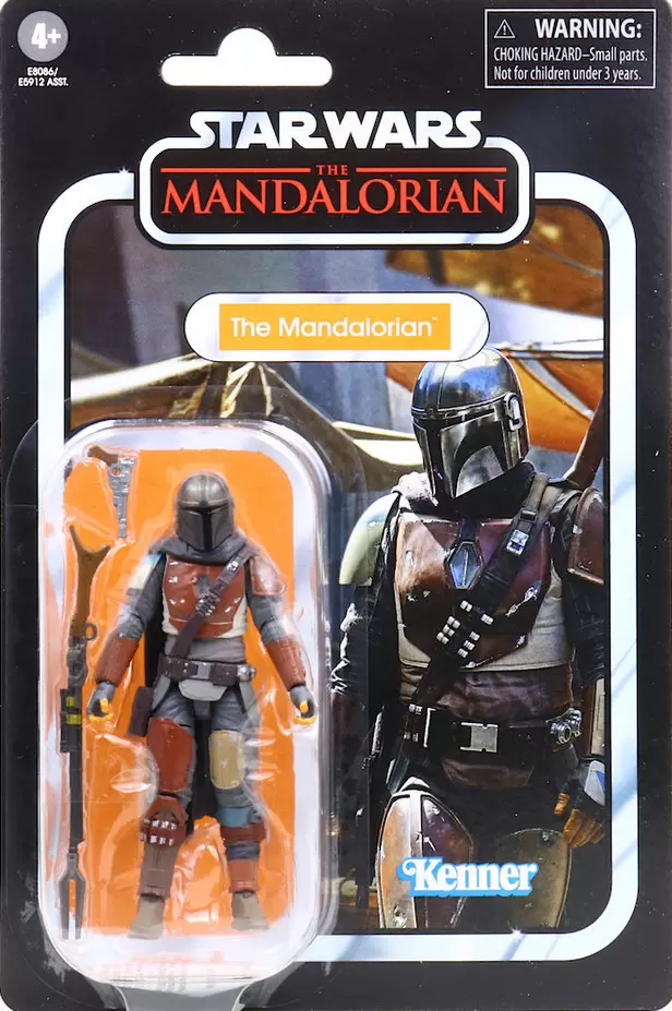 THE MANDALORIAN FIGURINE STAR WARS VINTAGE COLLECTION CARBONIZED