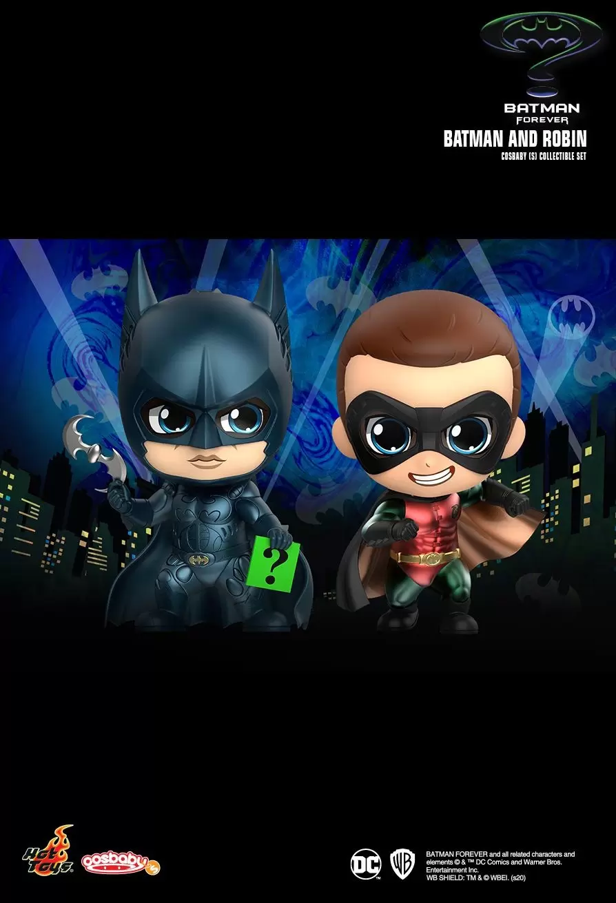 Cosbaby Figures - Batman Forever - Batman & Robin