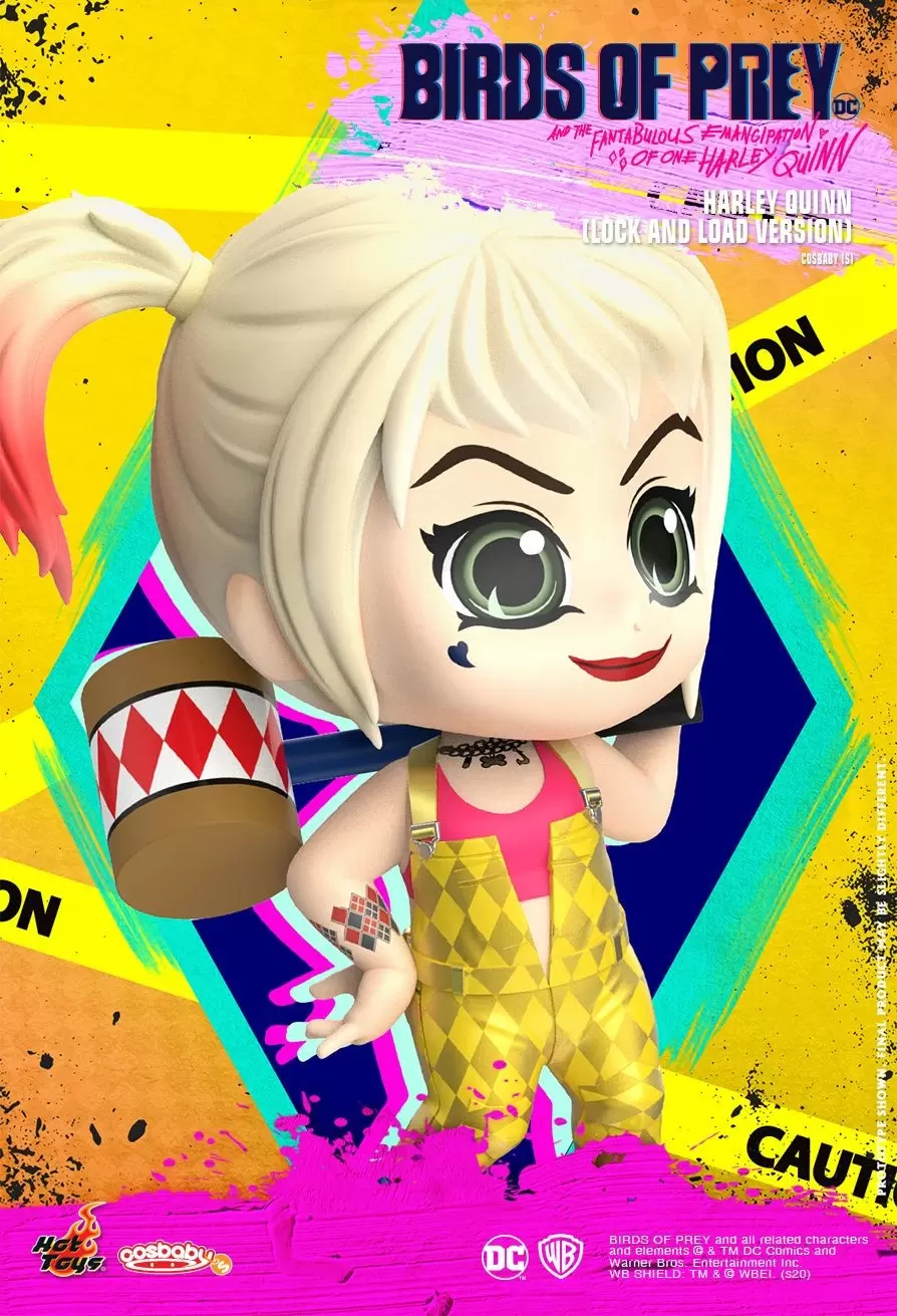 Cosbaby Figures - Birds of Prey - Harley Quinn (Lock and Load Version)