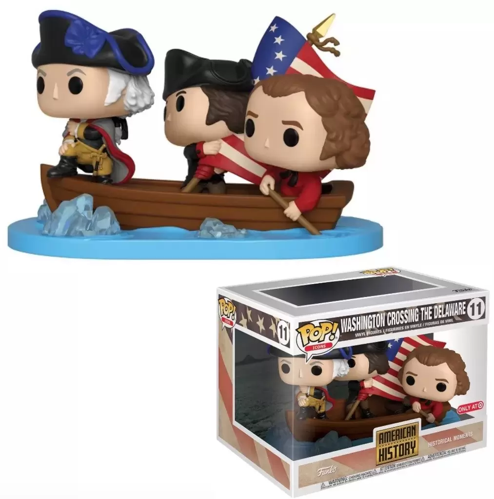POP! Icons - American History - George Washington crossing the Delaware river