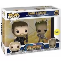 Avengers Infinity War - Thor & Groot 2 Pack