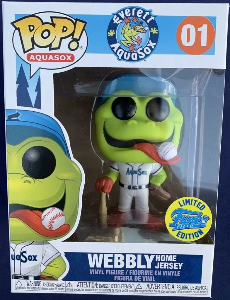 Pop! MLB - Mascots - Aquasox - Webbly Home Jersey