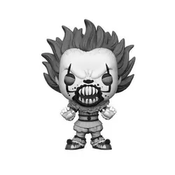 It - Pennywise with Teeth Black And White