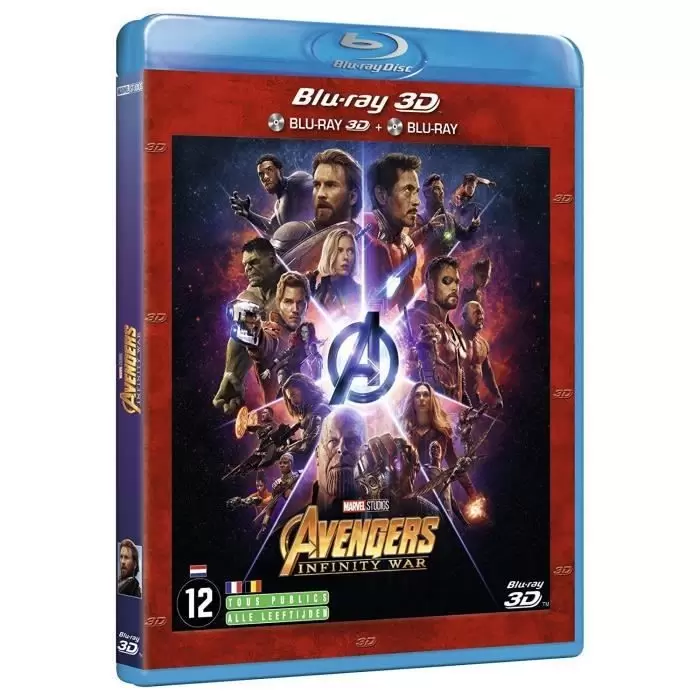 Films MARVEL - Avengers Infinity War Bluray 3D