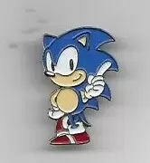 Sonic the Hedgehog Pins - Sonic pose classique
