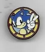 Sonic the Hedgehog Pins - Sonic (stars)