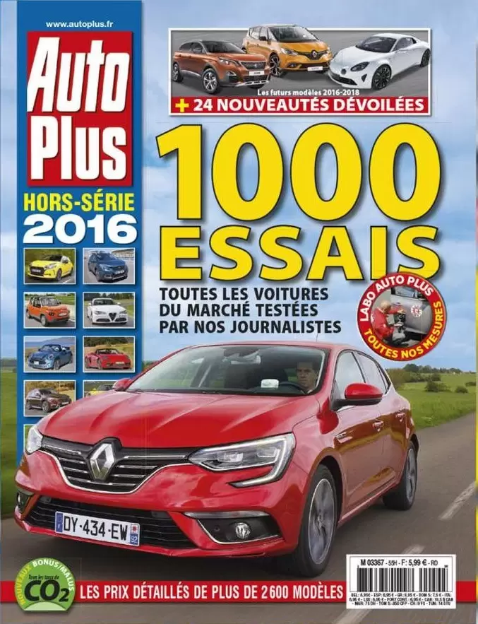 Auto Plus Hors- Série - 1000 essais 2016