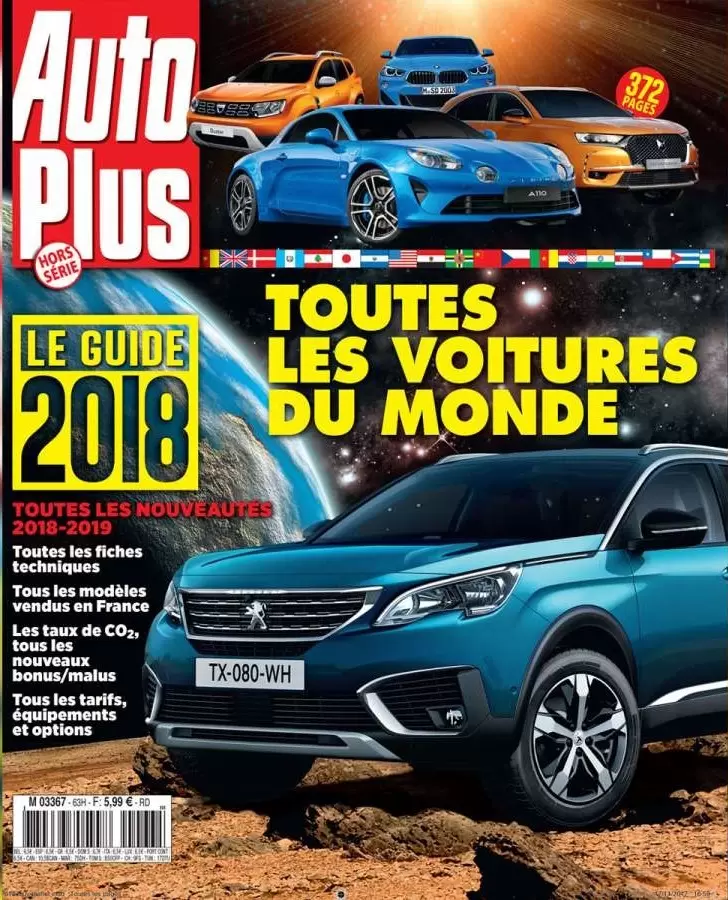Auto Plus Hors- Série - Toutes les voitures du monde - Le guide 2018