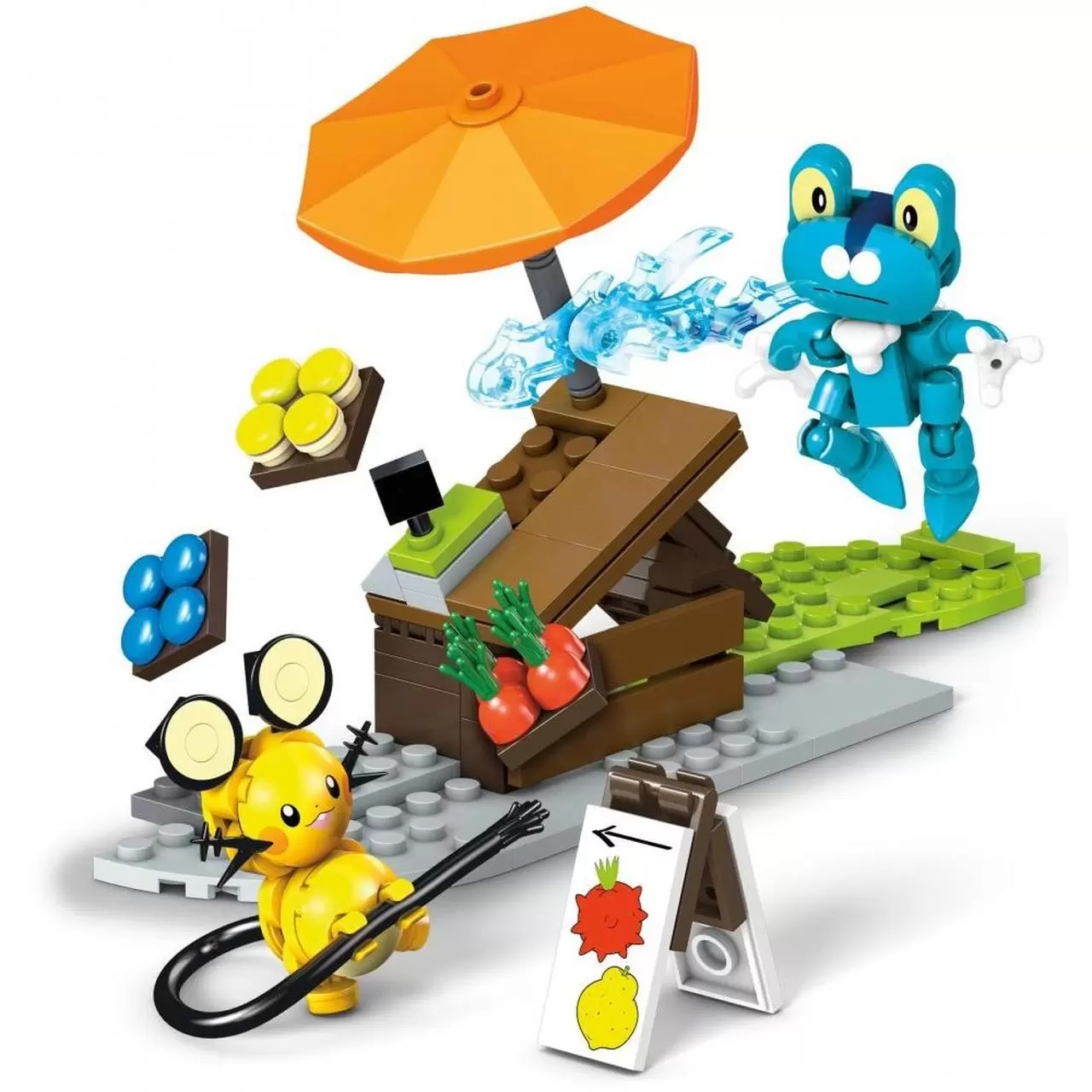 Pokémon Mega Construx - Froakie vs Dedenne