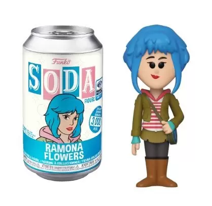 Vinyl Soda! - Scott Pilgrim vs. the World - Ramona Flowers Blue Hair